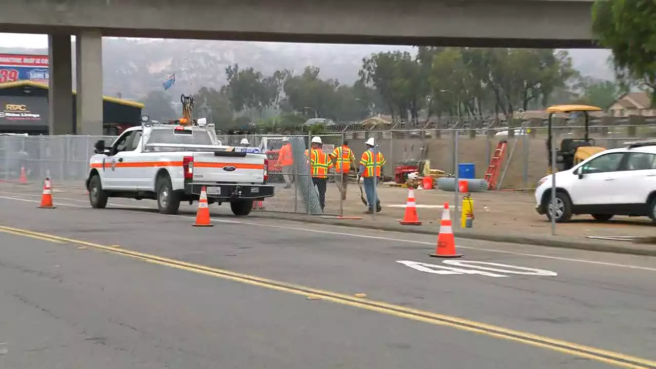 San Diego County crews begin removing 'criminal' homeless camp -