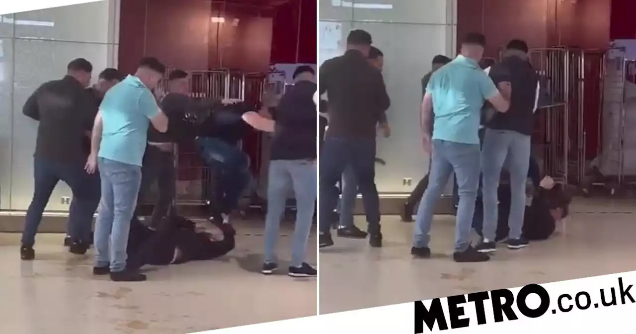 Passenger's head stamped on during violent brawl at Dublin Airport