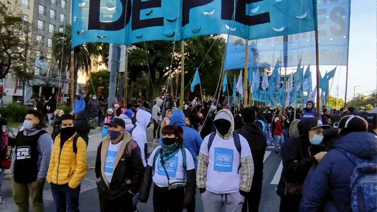 Caos en la 9 de Julio por un corte de la izquierda