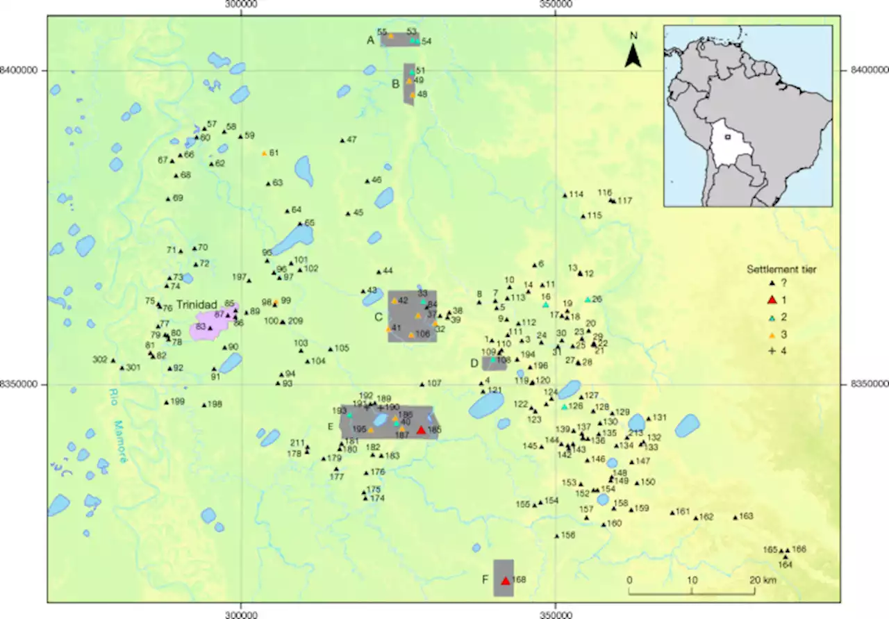 Lidar reveals pre-Hispanic low-density urbanism in the Bolivian Amazon - Nature