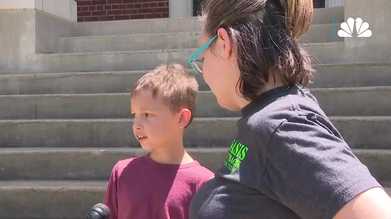 9-Year-Old Boy Describes Minutes Spent Hiding Behind Stage During Texas School Shooting