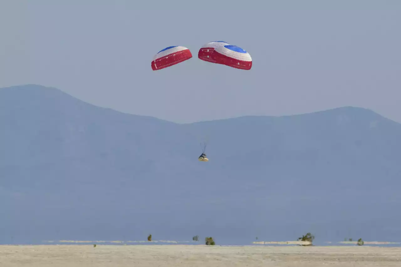 Boeing capsule lands back on Earth after space shakedown