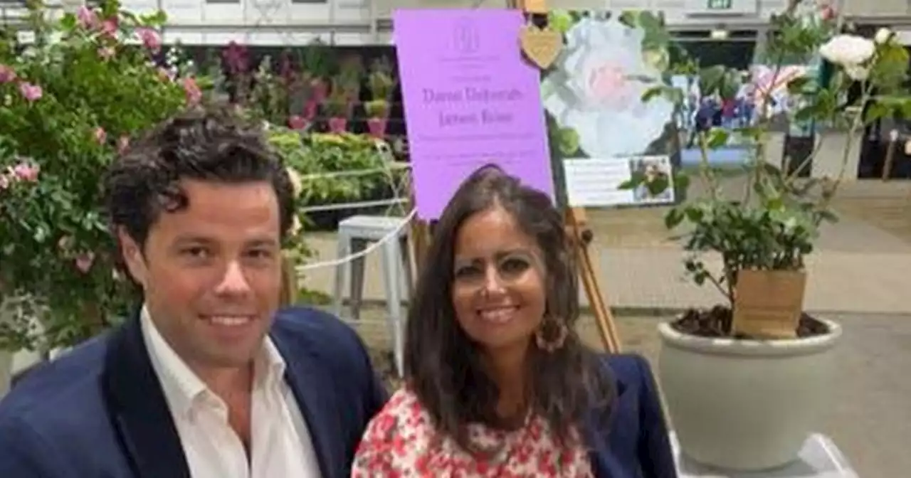 Deborah James visits Chelsea Flower Show to see rose named after her