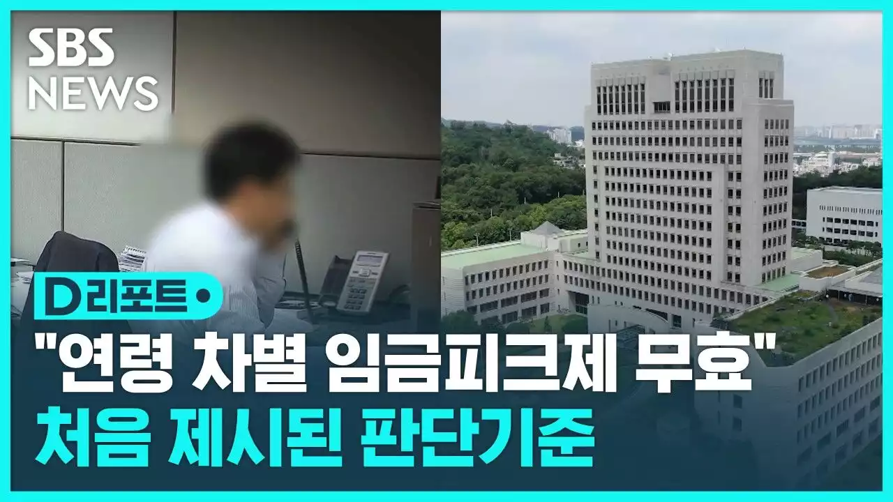 [D리포트] '연령 차별 임금피크제는 무효'…처음 제시된 판단 기준