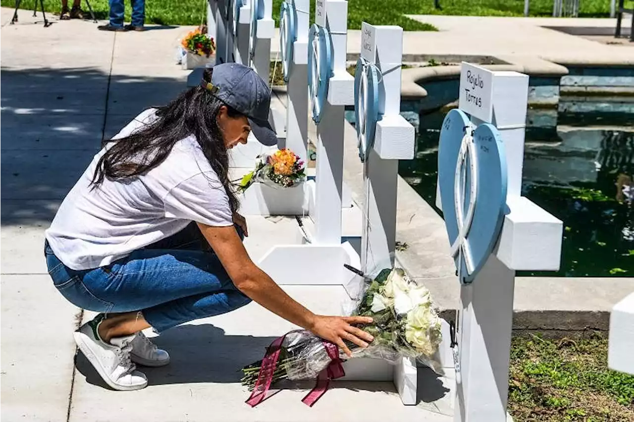 Meghan Markle visits Texas town to pay respect to shooting victims