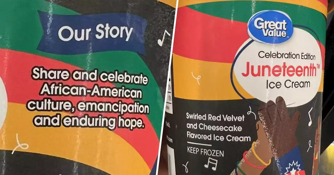 Walmart apologizes for Juneteenth ice cream after being accused of 'capitalizing off the culture'