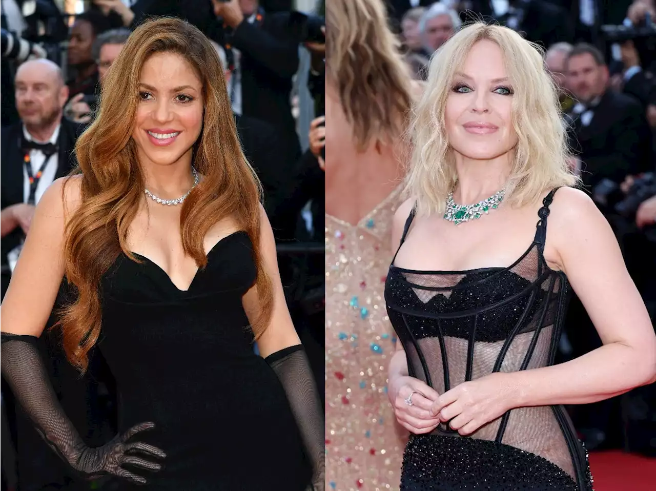 Shakira and Kylie Minogue Hit Cannes for the 'Elvis' Premiere