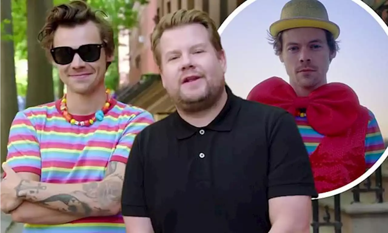 Harry Styles makes music video on just $300 budget with James Corden