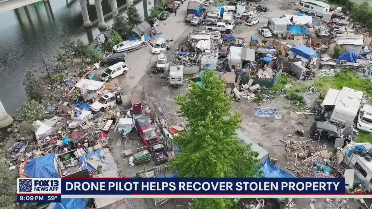 Seattle man uses drone to try to help victims recover stolen property