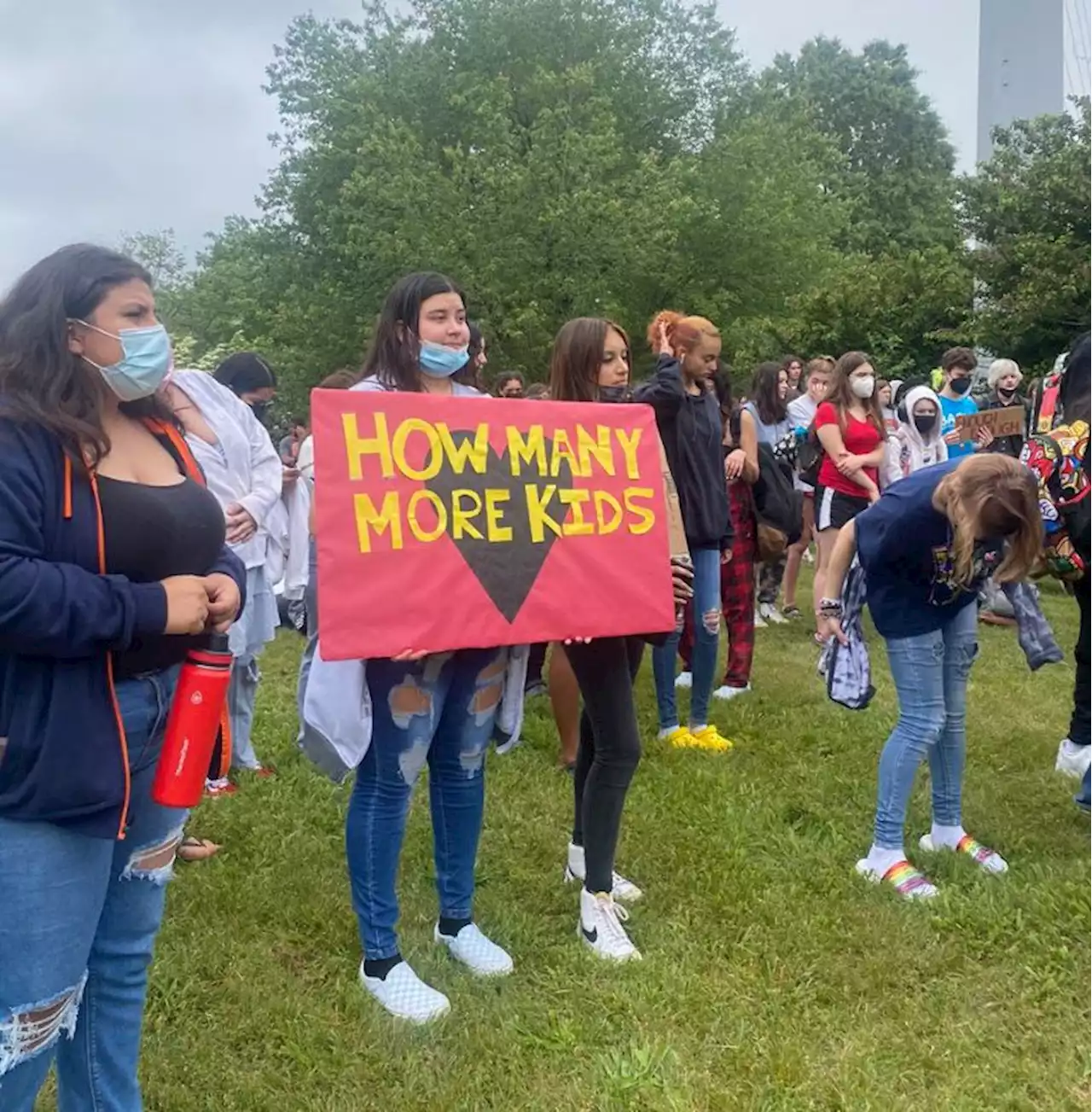 Thousands Of Students Walk Out Nationwide To Protest Lawmakers' Inaction On Guns