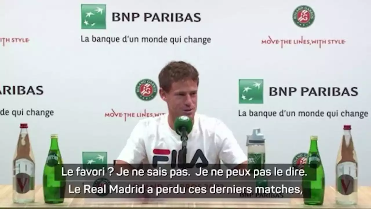 Diego Schwartzman réclame des billets pour la finale de la Ligue des champions