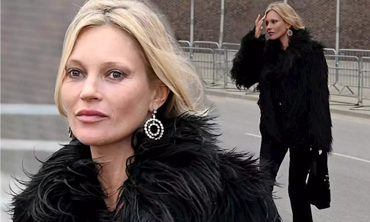 Kate Moss attends the opening night for ABBA Voyage