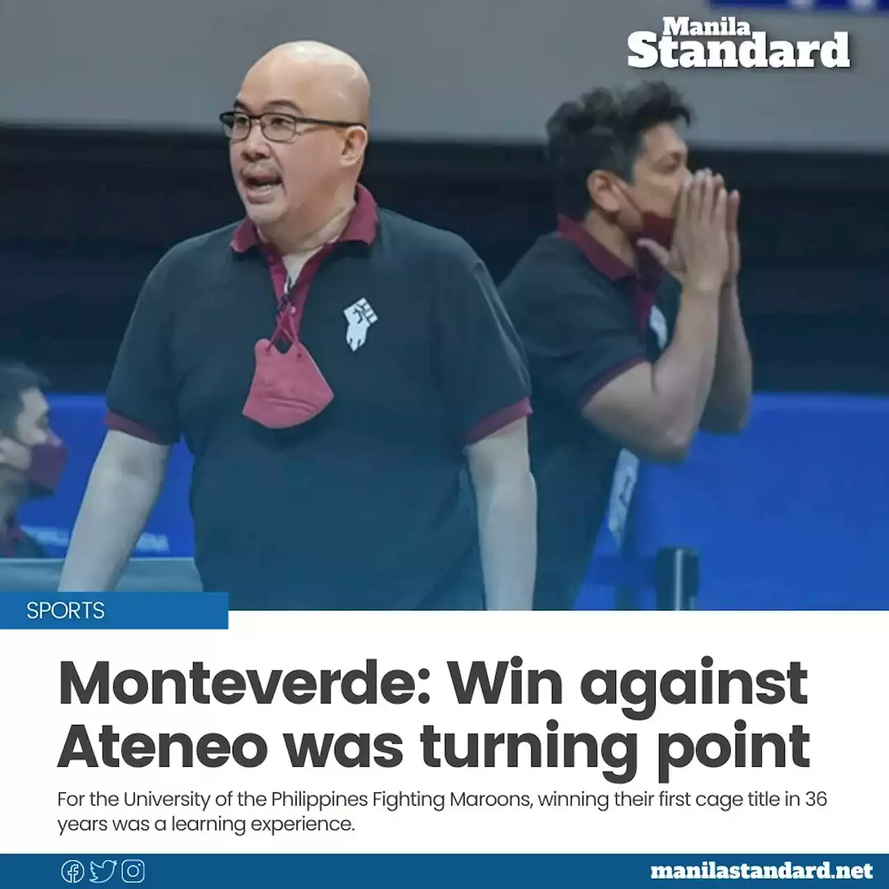 Monteverde: Win against Ateneo was turning point