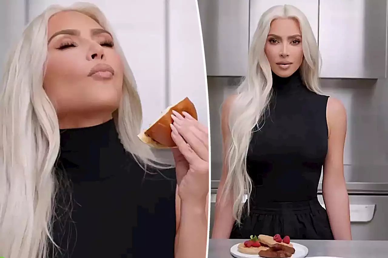 Kim Kardashian mocked for taking zero bites of food in Beyond Meat ad