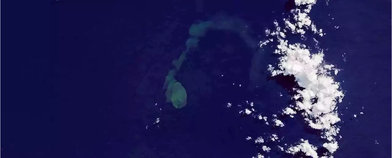 NASA Just Captured an Undersea Volcano Eruption, And They've Dubbed It 'Sharkcano'