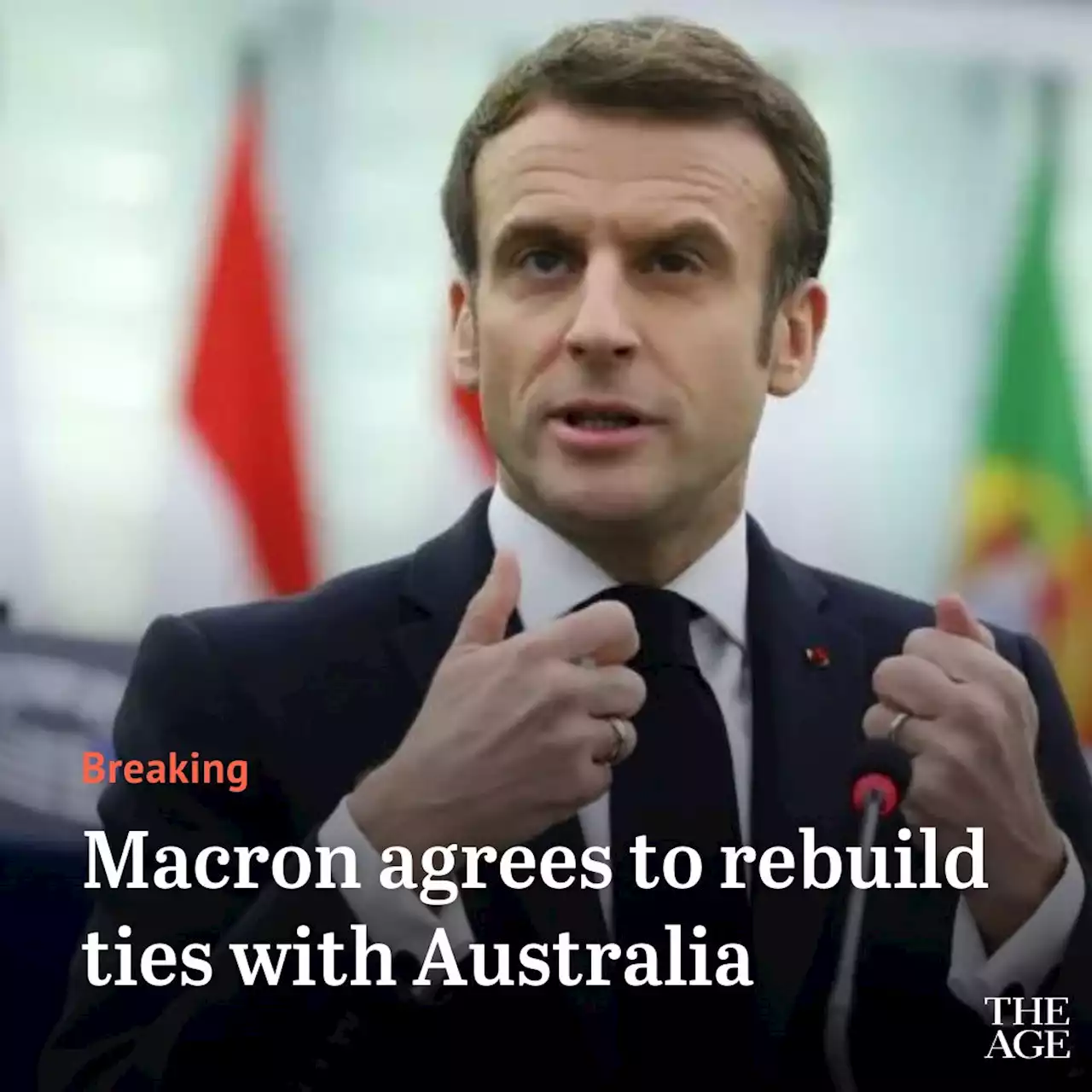‘Trust and respect’: In call, Macron agrees to rebuild ties with Australia
