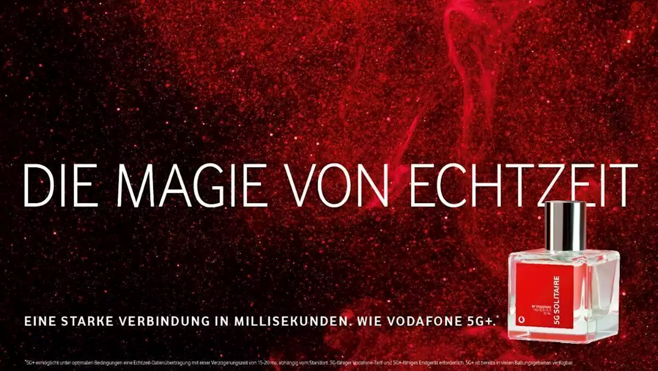 Vodafone launcht hauseigenes Parfum '5G Solitaire' | W&V