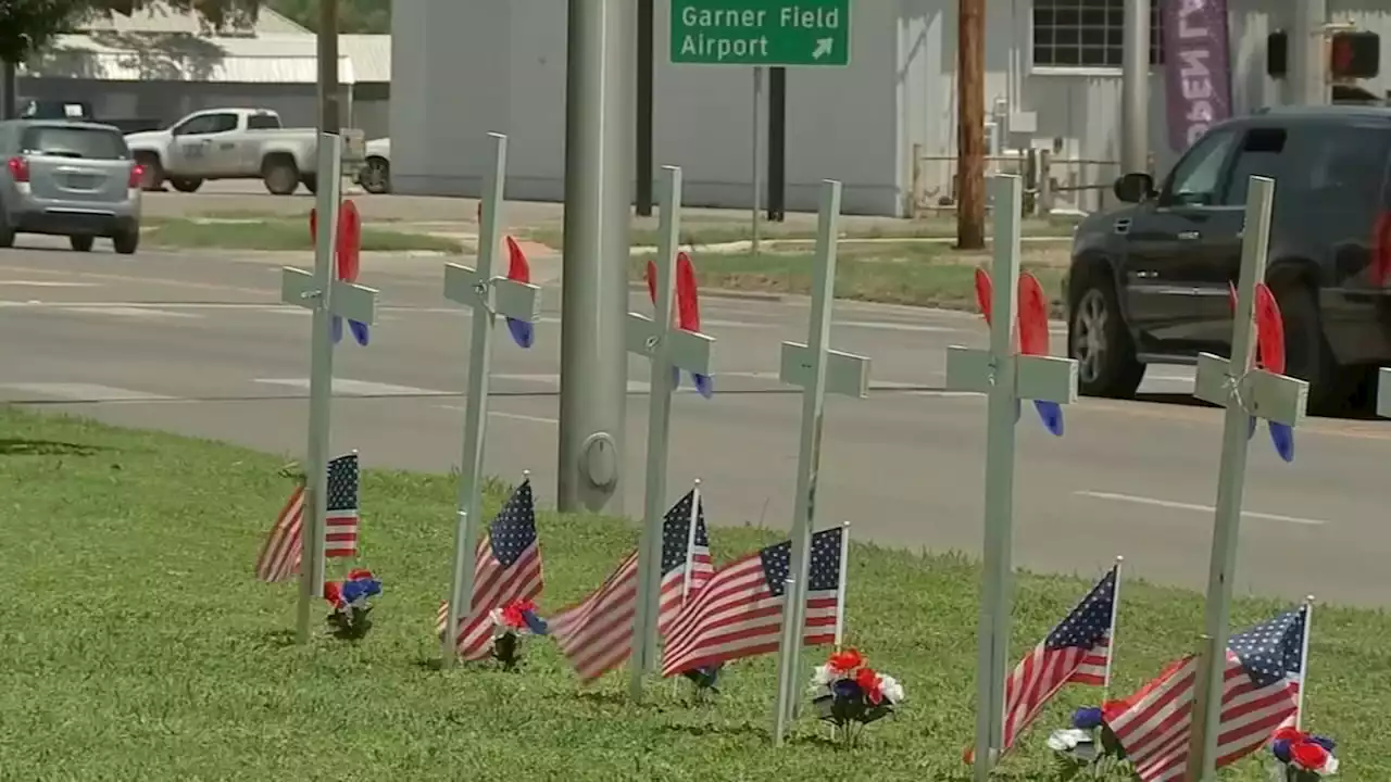 'The world is praying for them': San Antonio artist creates memorial for Uvalde victims