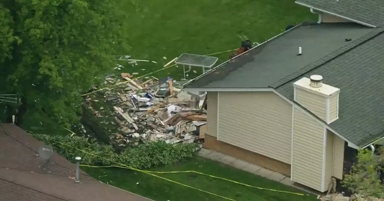 Pickup truck blasts right through house in Downers Grove