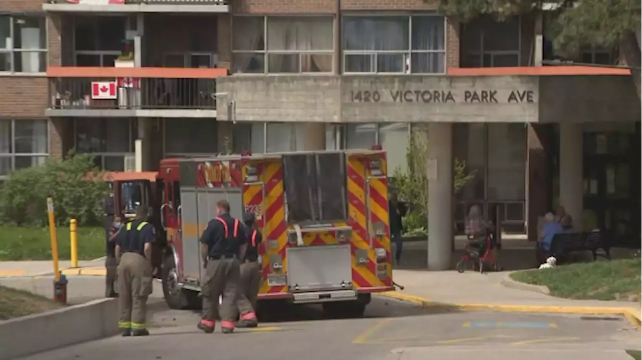 One person dead after apartment fire in Toronto’s east end