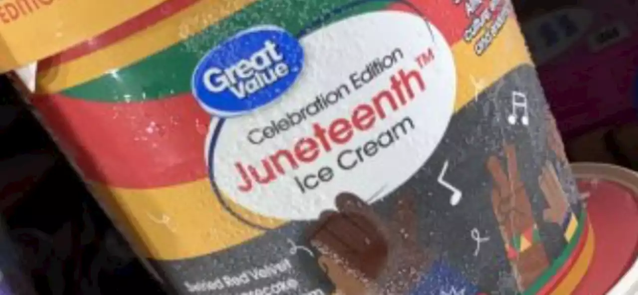 Walmart pulls cringey Juneteenth-themed ice cream after critics slam it on social media