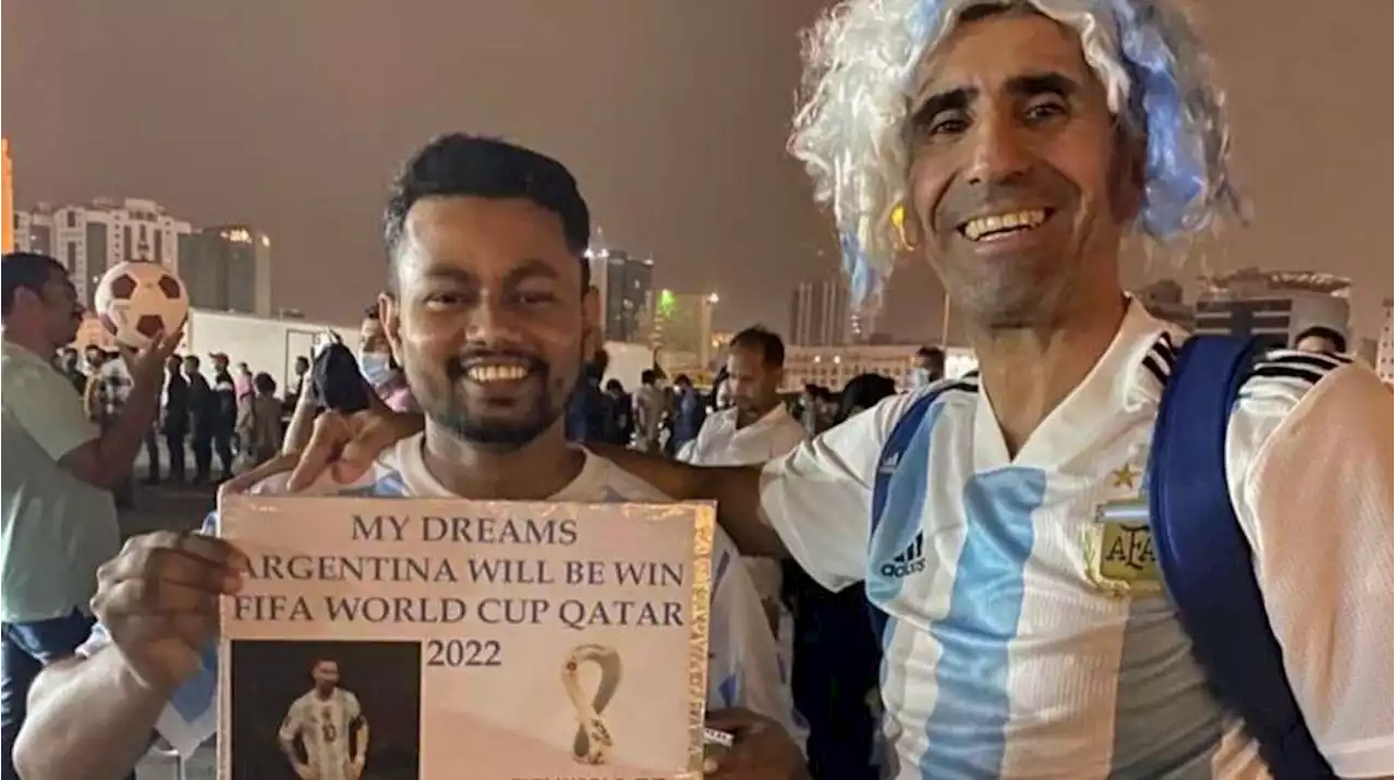 Un hincha argentino ya está en Qatar: es abogado y busca trabajo para sobrevivir hasta el Mundial