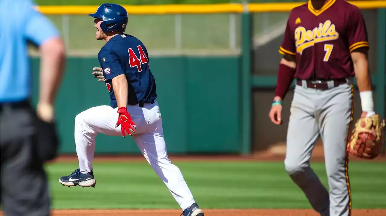 Arizona rallies to beat ASU and stay alive in Pac-12 Tourney; catcher Daniel Susac homers, exits