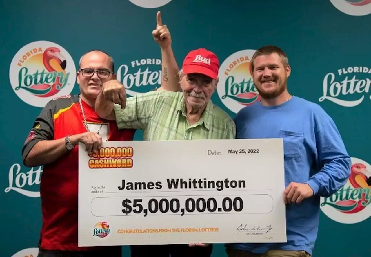 Man hits top lottery prize with $5 million scratch-off ticket