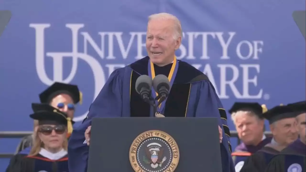 President Joe Biden delivers commencement speech at University of Delaware