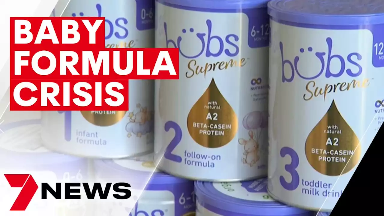 Baby formula company Bubs Australia from Sydney is coming to the rescue of American infants | 7NEWS