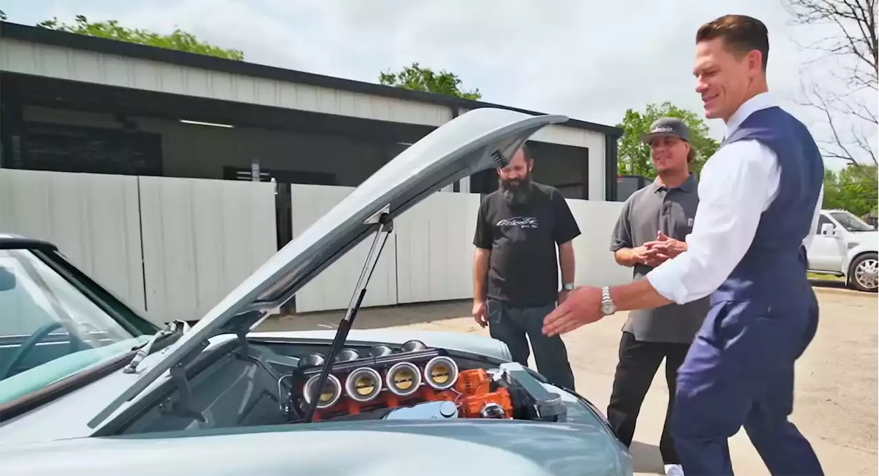 John Cena Geeks Out Over His 600 HP LS-Swapped 1969 MGC GT | Carscoops