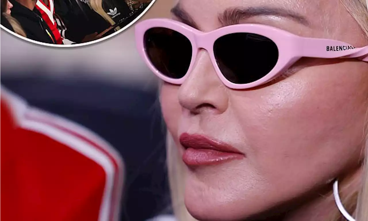 Madonna, 63, shows off her VERY smooth visage with son David Banda, 16