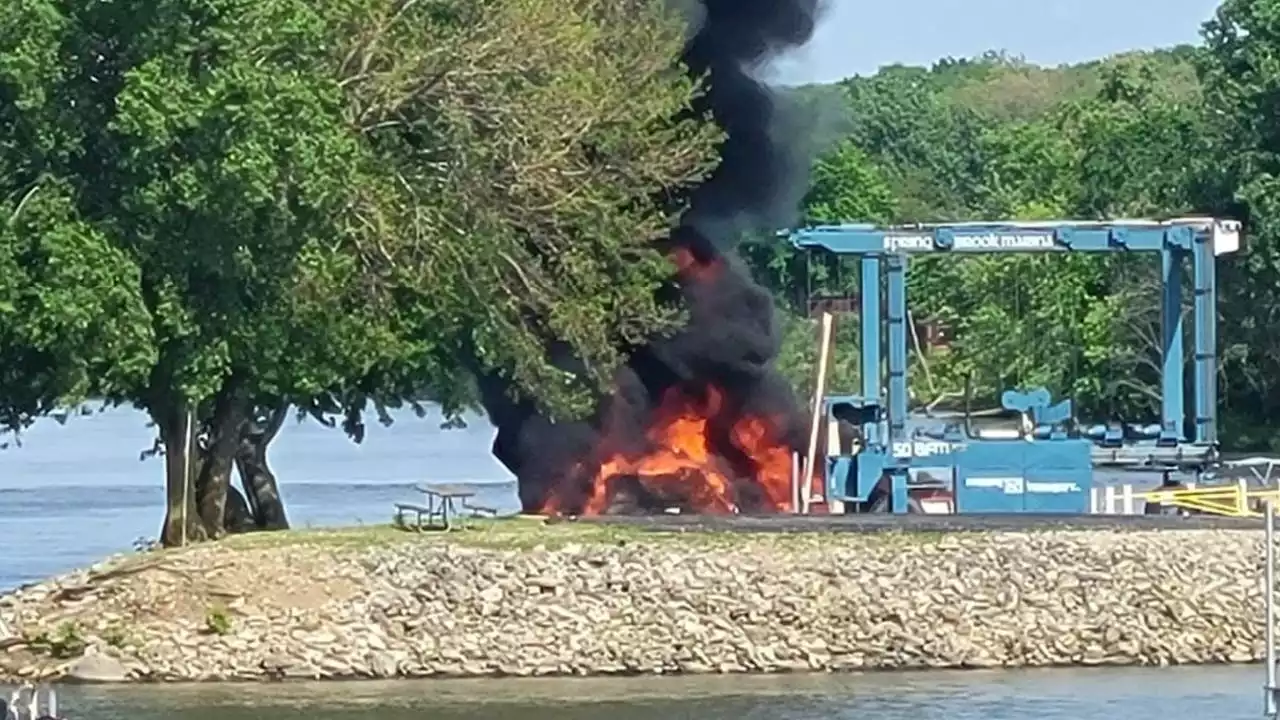 'Multiple injuries' after boat explodes at marina in Seneca