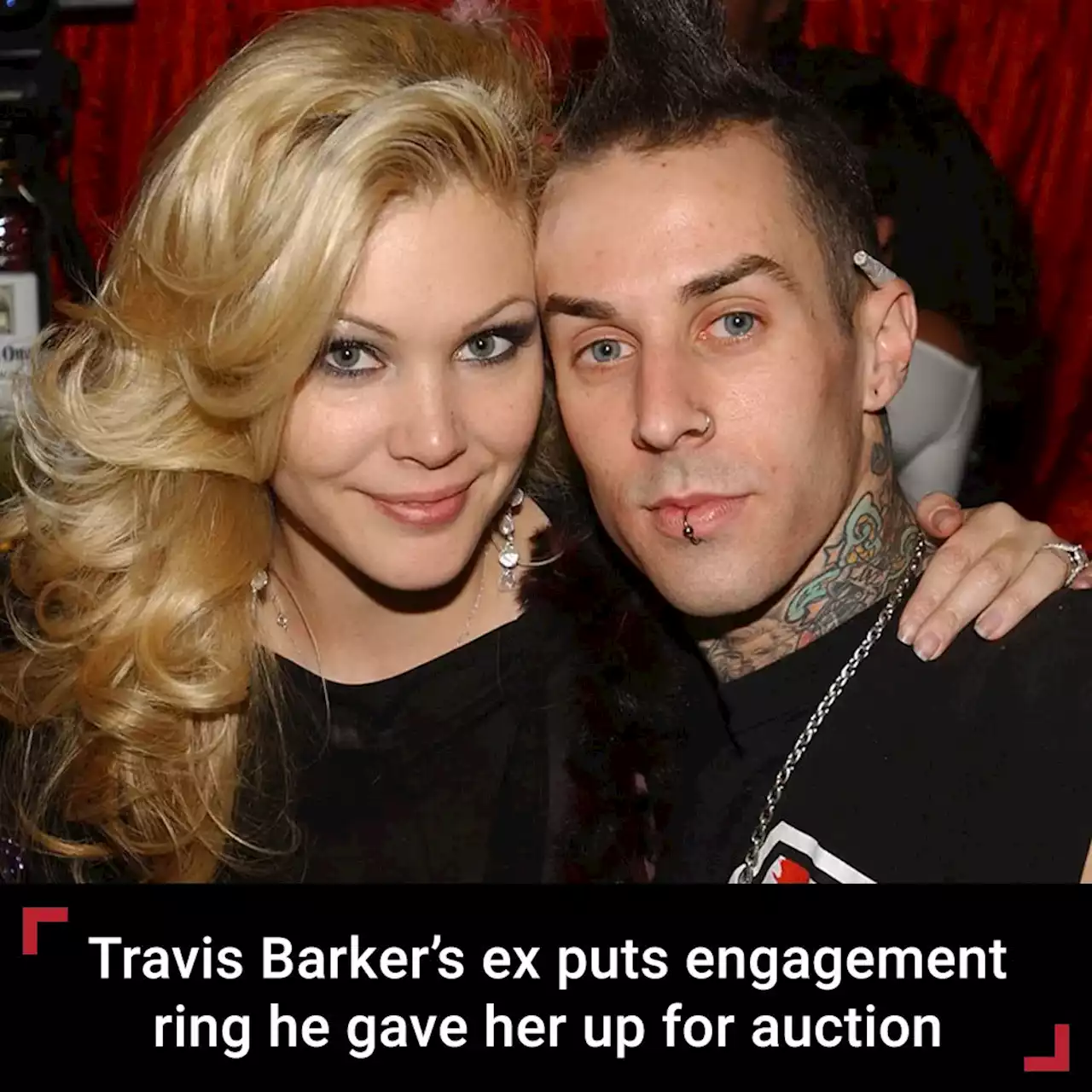 Shanna Moakler auctions her engagement ring from Travis Barker