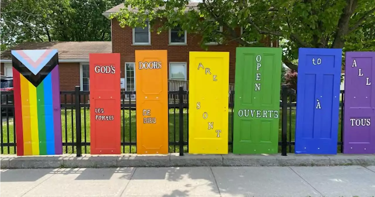 London, Ont. church art project shows support for LGBTQ2+ community - London | Globalnews.ca