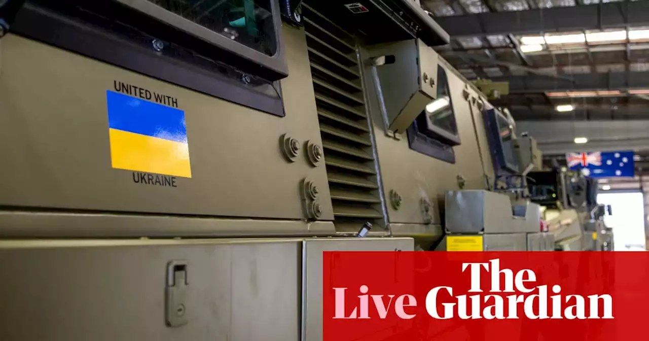 Australia news live update: defence vehicle donated to Ukraine destroyed in combat; free flu jabs in SA and WA; 30 Covid deaths