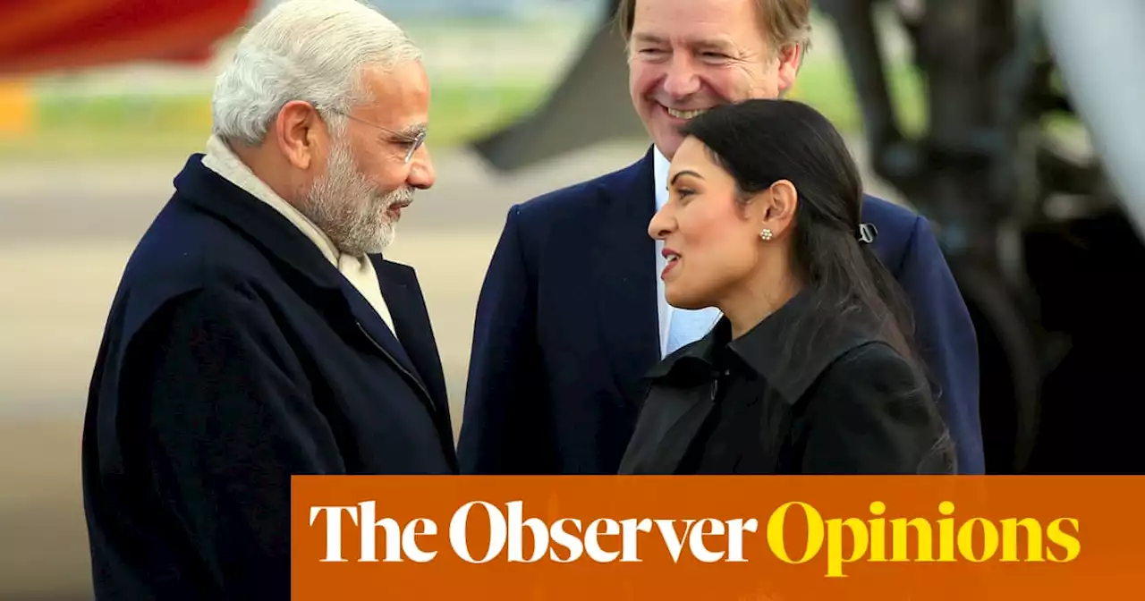 Tory devotion to ‘dear friend’ Modi says so much about needy post-Brexit Britain | Nick Cohen