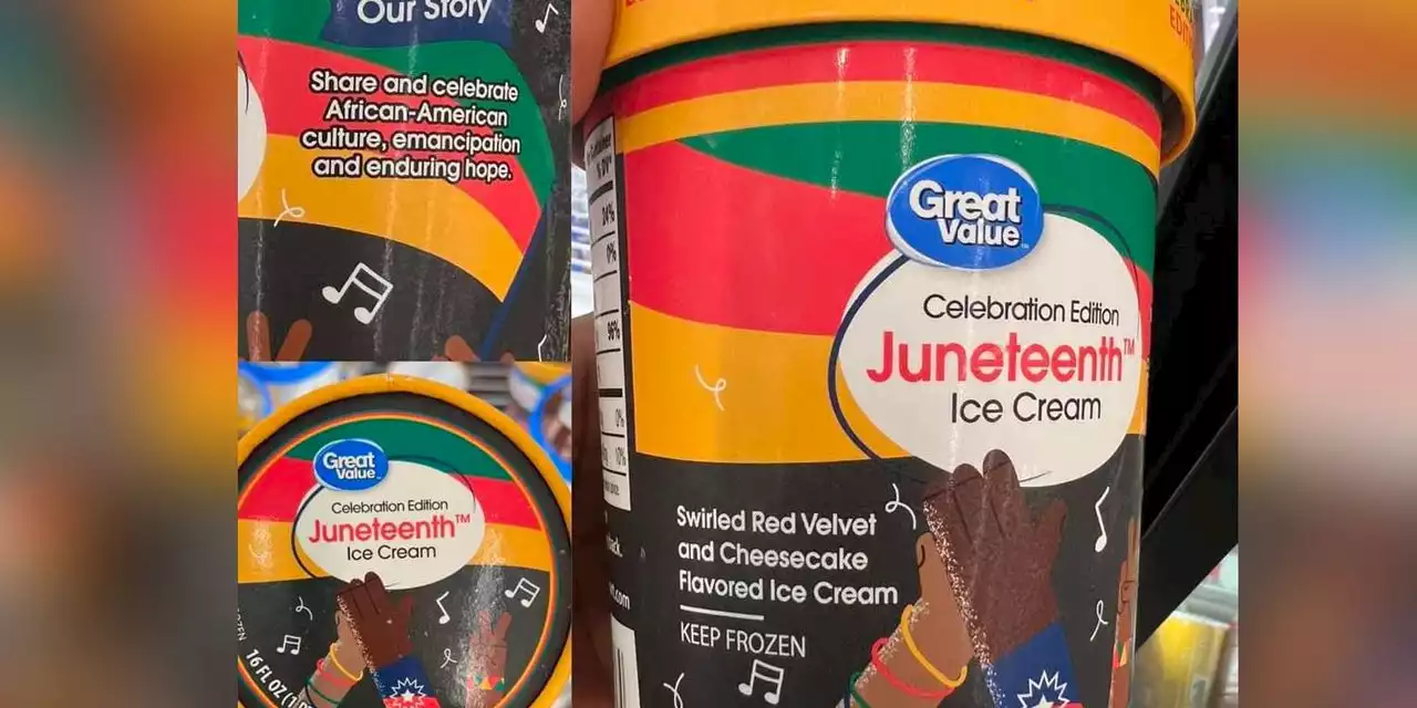 ‘Shameless performative act’: Walmart’s Juneteenth-themed ice cream leads to backlash online