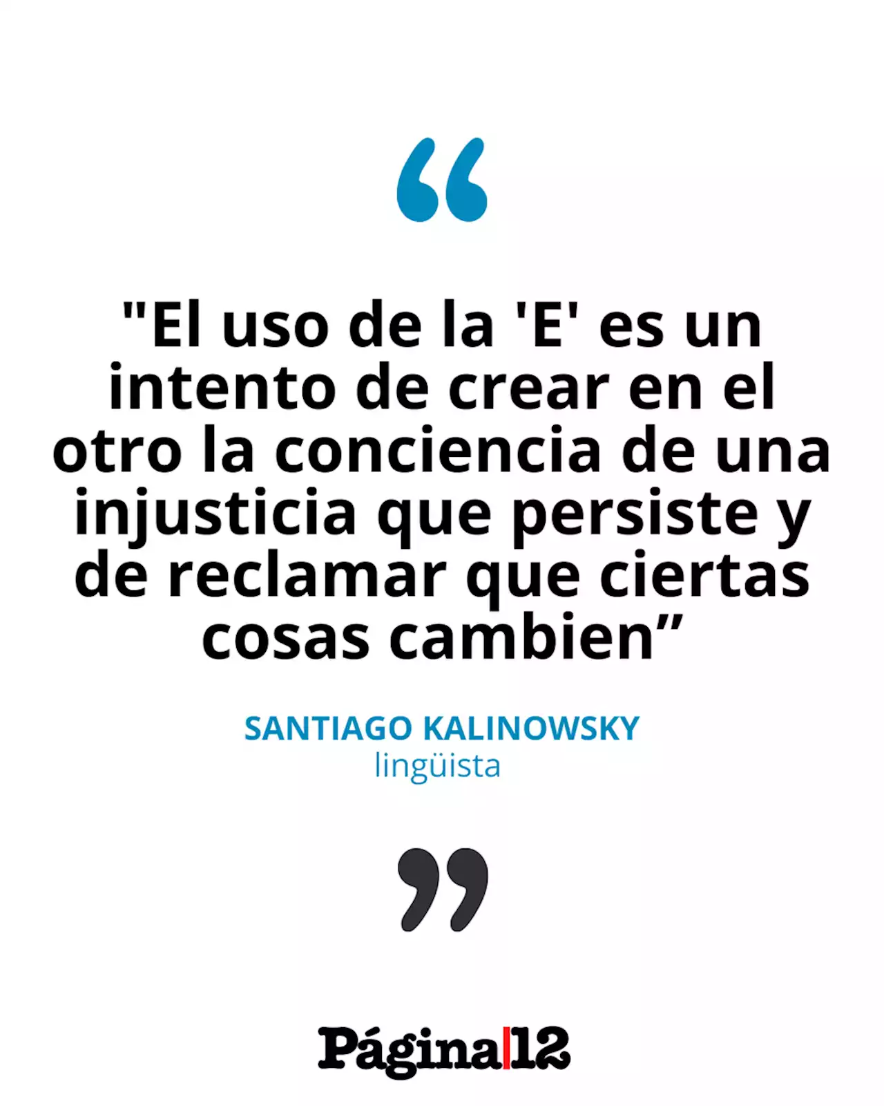 Santiago Kalinowski: 'Prohibir la 'e' es persecución política' | El debate sobre el lenguaje inclusivo