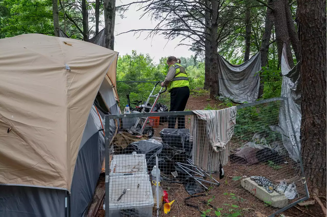 With tents outside county office, Fairfax reviews pledge to end homelessness