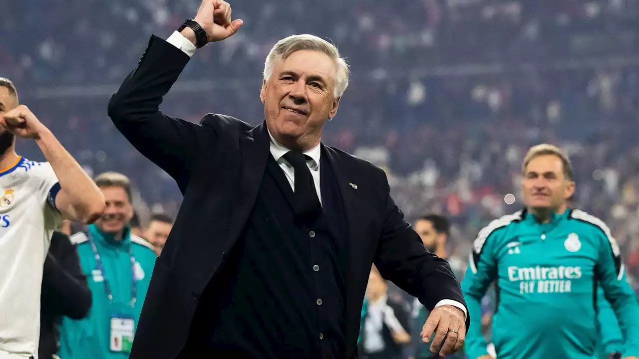 Ligue des champions: 'C'est plus facile de gagner avec le Real', lâche Ancelotti