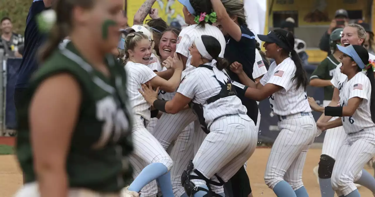 Eagles add on late to conquer Div. II softball title