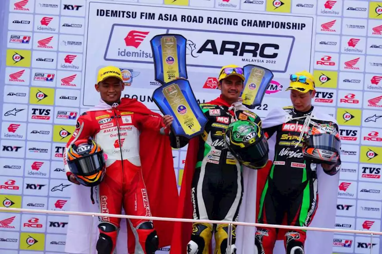 Rheza Masuk Podium, Bendera Merah Putih Berkibar di ARRC