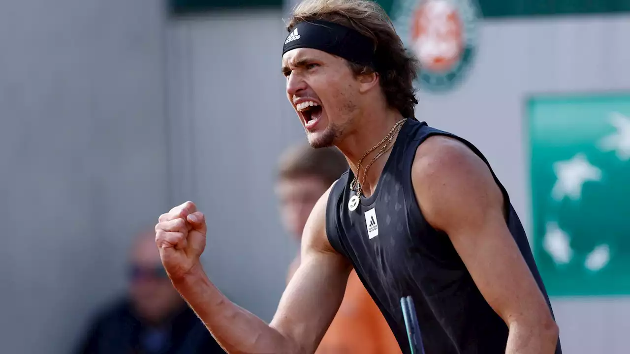 French Open: Zverev und Djokovic im Viertelfinale, Nadal mit Kraftakt