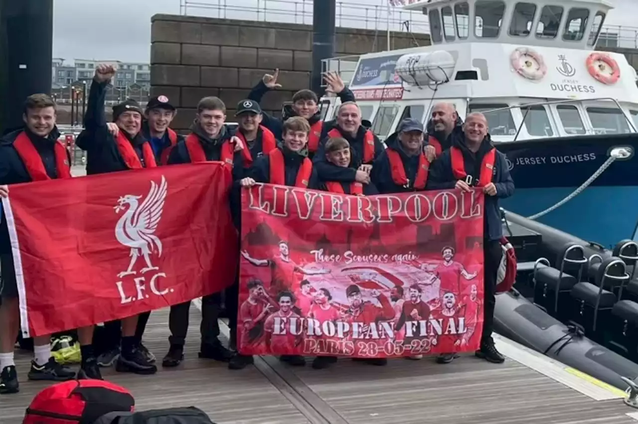 Liverpool fans hire speedboat to reach Champions League Final