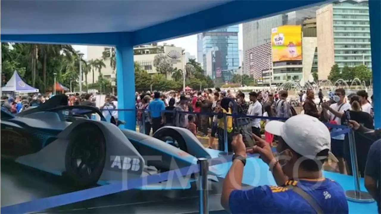 Replika Mobil Balap Formula E Bakal Dipajang di HI Sampai 4 Juni 2022