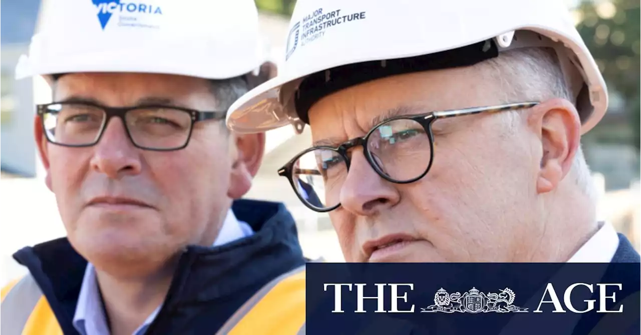 Andrews and Albanese set for showdown on Melbourne’s rail loop funding