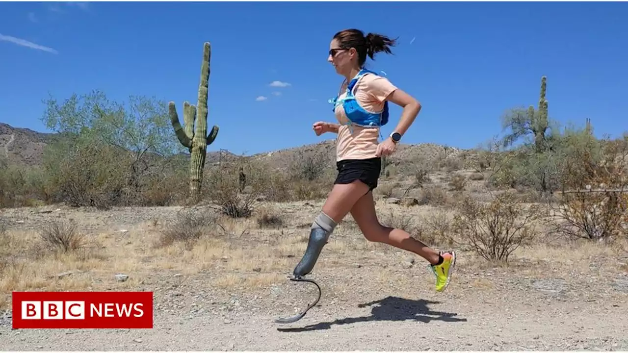 Jacky Hunt-Broersma: The cancer survivor who ran 104 marathons in 104 days