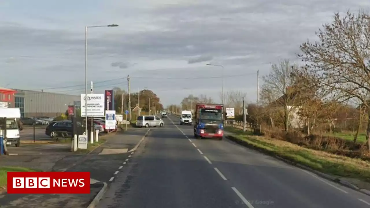 Man dies after being hit by truck at a garage in Broughton