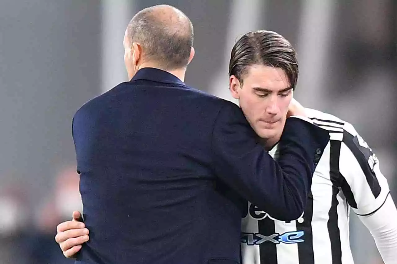 Vlahovic a lezione da Allegri: la Juve prepara così la finale con l’Inter - Calciomercato